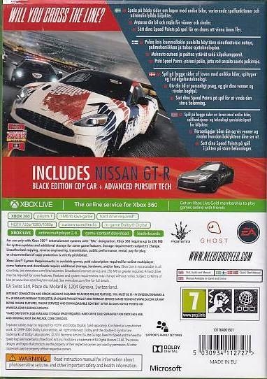 Need for Speed: Rivals - Xbox 360 (B Grade) (Genbrug)